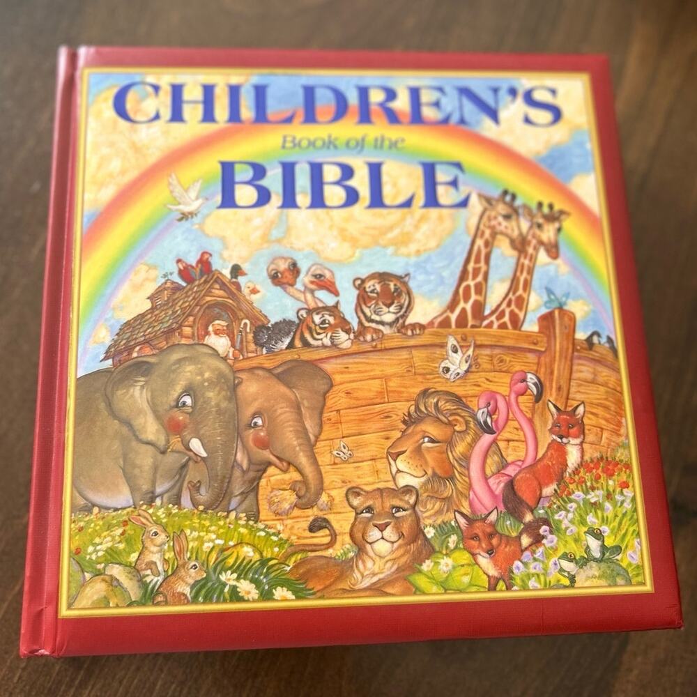 Vintage Children's Book of the Bible Kids Padded Hardcover 2003 Educational